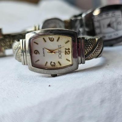 4 vintage Bangle watches lot