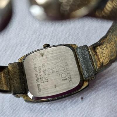 4 vintage Bangle watches lot