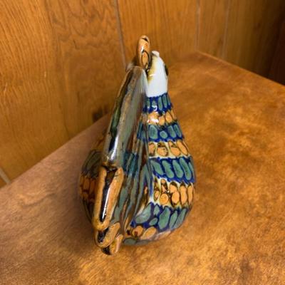Mexican Folk Pottery Rooster Decor