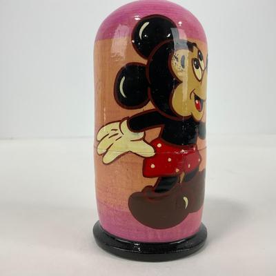 -224- COLLECTIBLE | Hand Painted Disney Russian Doll Nesting Set