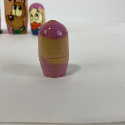 -224- COLLECTIBLE | Hand Painted Disney Russian Doll Nesting Set