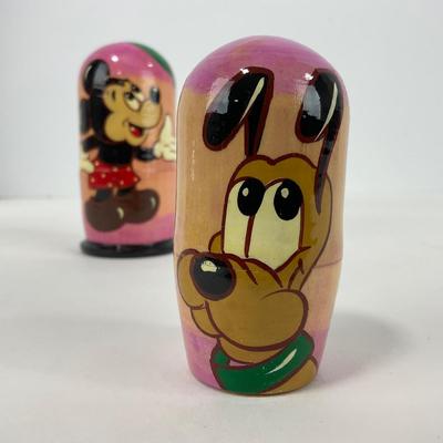 -224- COLLECTIBLE | Hand Painted Disney Russian Doll Nesting Set