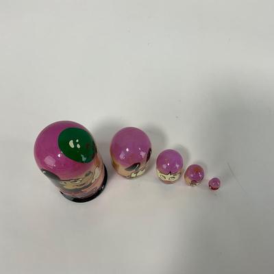 -224- COLLECTIBLE | Hand Painted Disney Russian Doll Nesting Set