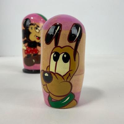 -224- COLLECTIBLE | Hand Painted Disney Russian Doll Nesting Set