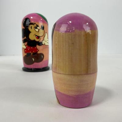 -224- COLLECTIBLE | Hand Painted Disney Russian Doll Nesting Set