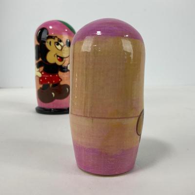 -224- COLLECTIBLE | Hand Painted Disney Russian Doll Nesting Set