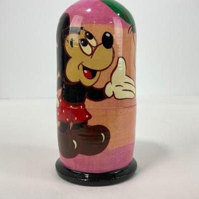 -224- COLLECTIBLE | Hand Painted Disney Russian Doll Nesting Set