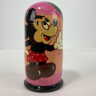 -224- COLLECTIBLE | Hand Painted Disney Russian Doll Nesting Set