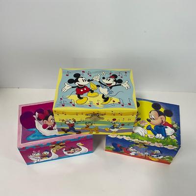 -225- TOYS | Disney Mickey Mouse Music Box Set