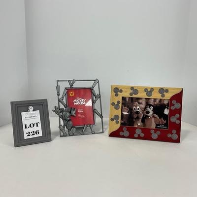-226- HOME | Set Of MIckey Mouse Disney Picture Frames
