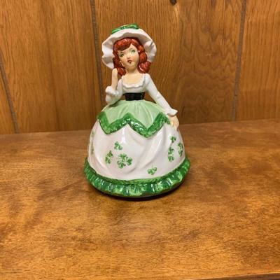 Vintage Irish girl music box