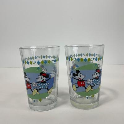 -222- DISHES | Mickey Mouse Set Of Childrenâ€™s Bowls & Glasses