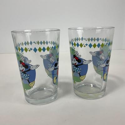 -222- DISHES | Mickey Mouse Set Of Childrenâ€™s Bowls & Glasses