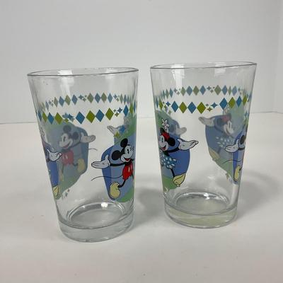 -222- DISHES | Mickey Mouse Set Of Childrenâ€™s Bowls & Glasses