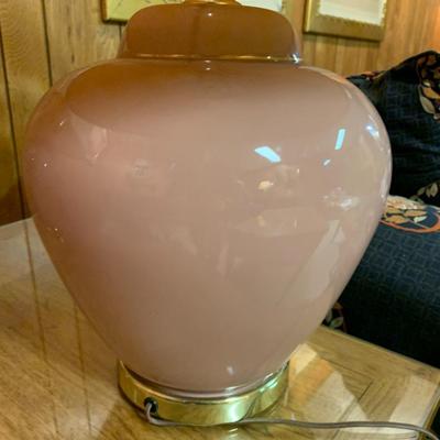 Pair of Vintage ginger jar lamps,