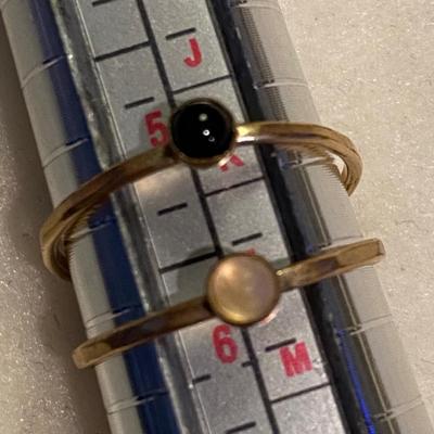 Two fashion rings - size 5.75
