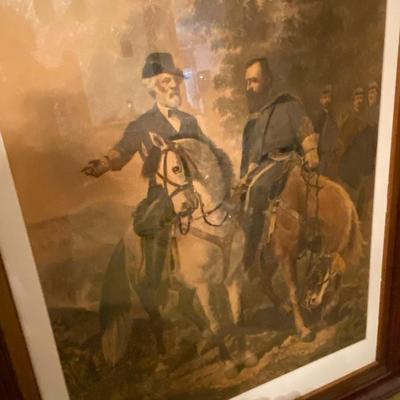 Frames Chancellorsville Civil War Print