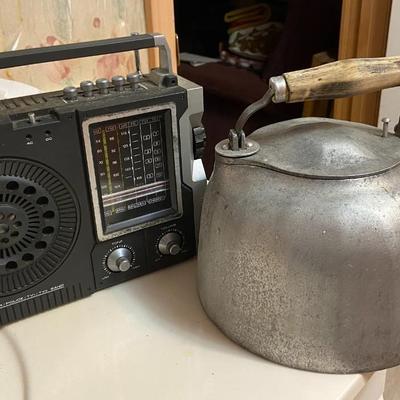 Tea Kettle and Radio Lot