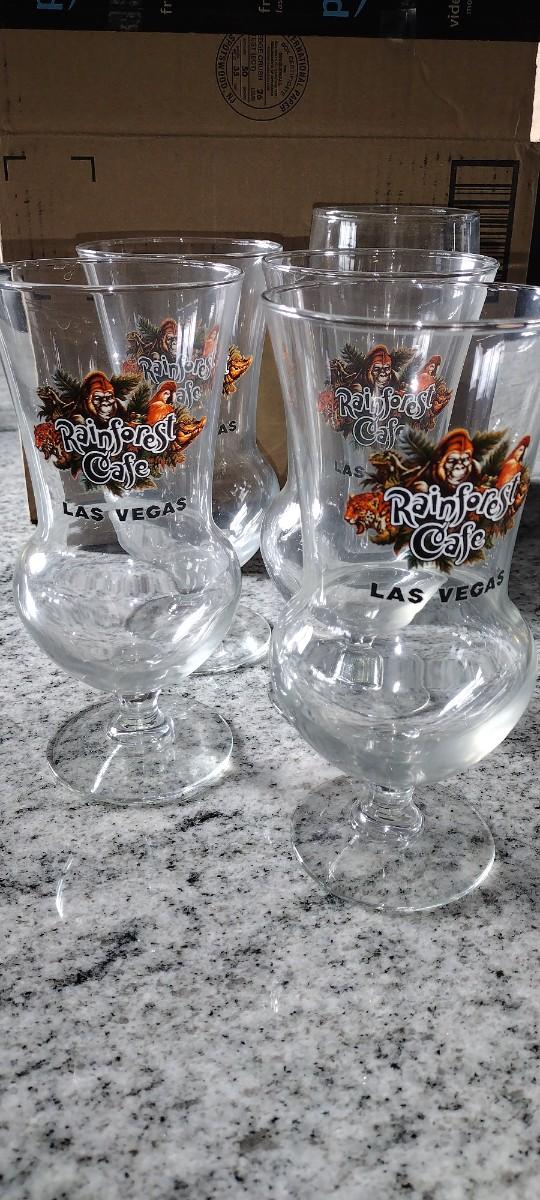 Rainforest Cafe Hurricane Glasses