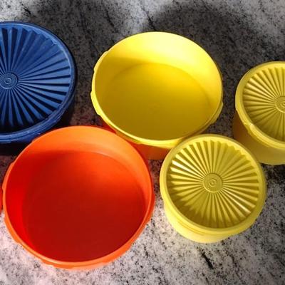 Colored Tupperware