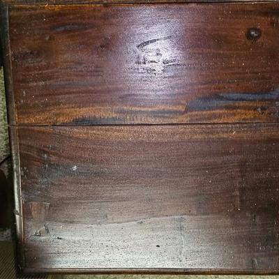 2 small antique side tables