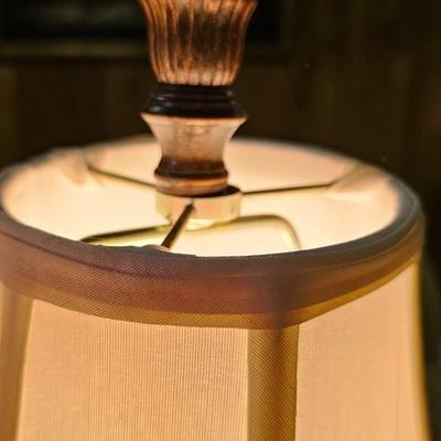 2 candlestick lamps