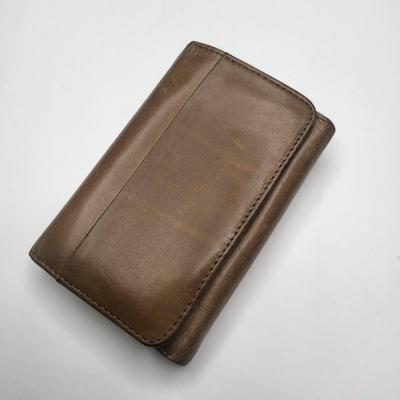 Hobo International Brown Leather Trifold Wallet