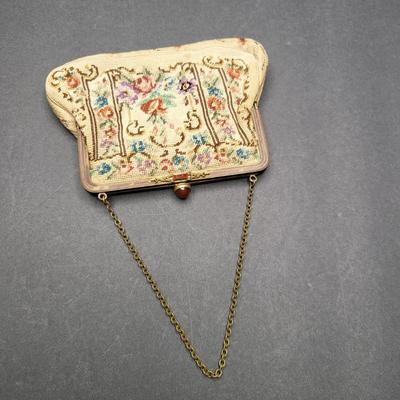 Small Antique Petit Point Purse
