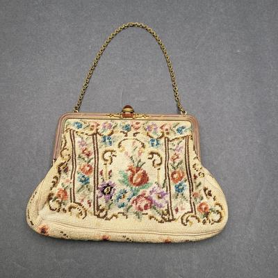 Small Antique Petit Point Purse