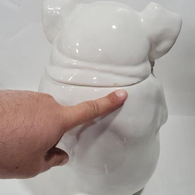 HUGE Vintage N.S. Gustin Co. Pig cookie jar