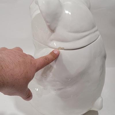 HUGE Vintage N.S. Gustin Co. Pig cookie jar