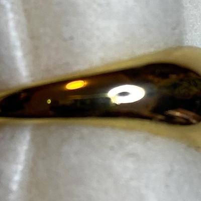 Goldtone dome band - size 5.5