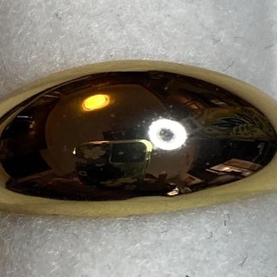 Goldtone dome band - size 5.5