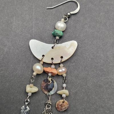 Genuine Pearl Dangle Earrings