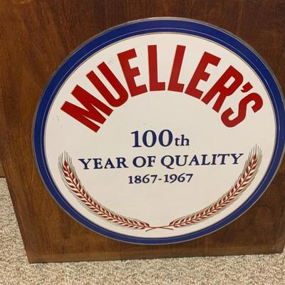Mueller's Macaroni Company Wall sign