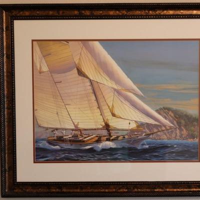 Framed Nautical Print