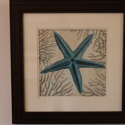 Set of Starfish Coastal Wall Art (2)