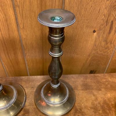 Vintage BRASS CANDLEHOLDERS Candle Sticks