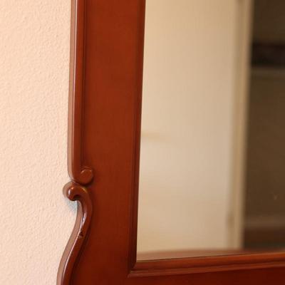 Vertical Brown Mirror