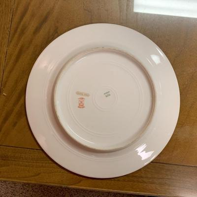 Vintage Limoges Peony plate 10"