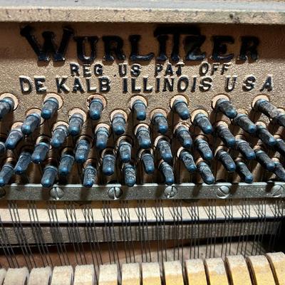 Wurlitzer Upright Piano And Bench