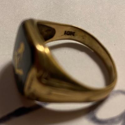10 K Masonic Ring