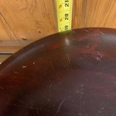 Vintage Wooden Piano Stool Adjustable Height Glass Claw Foot 4 Legged