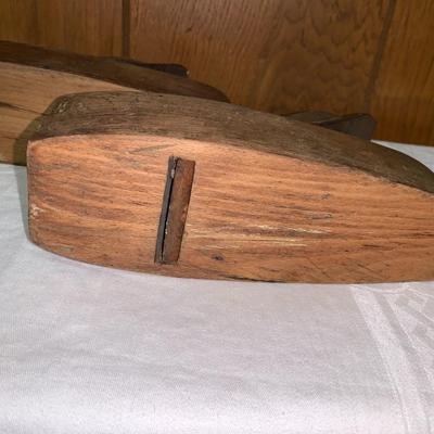 3 vintage rustic planers including W. Butcher