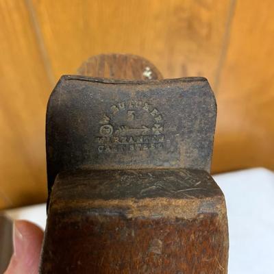 3 vintage rustic planers including W. Butcher