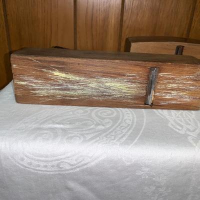 3 vintage rustic planers including W. Butcher