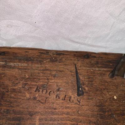 Vintage pair of wood block planers