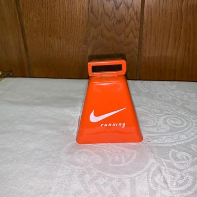 Nike orange Running Cowbell Race Day Promo Swoosh Marathon Bell