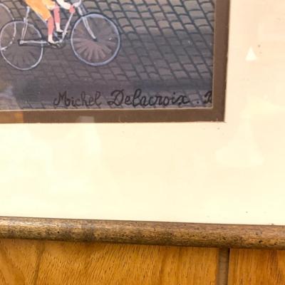 Michel Delacroix (La Course Paris) Custom Framed Fine Art