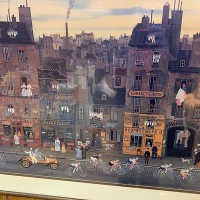 Michel Delacroix (La Course Paris) Custom Framed Fine Art